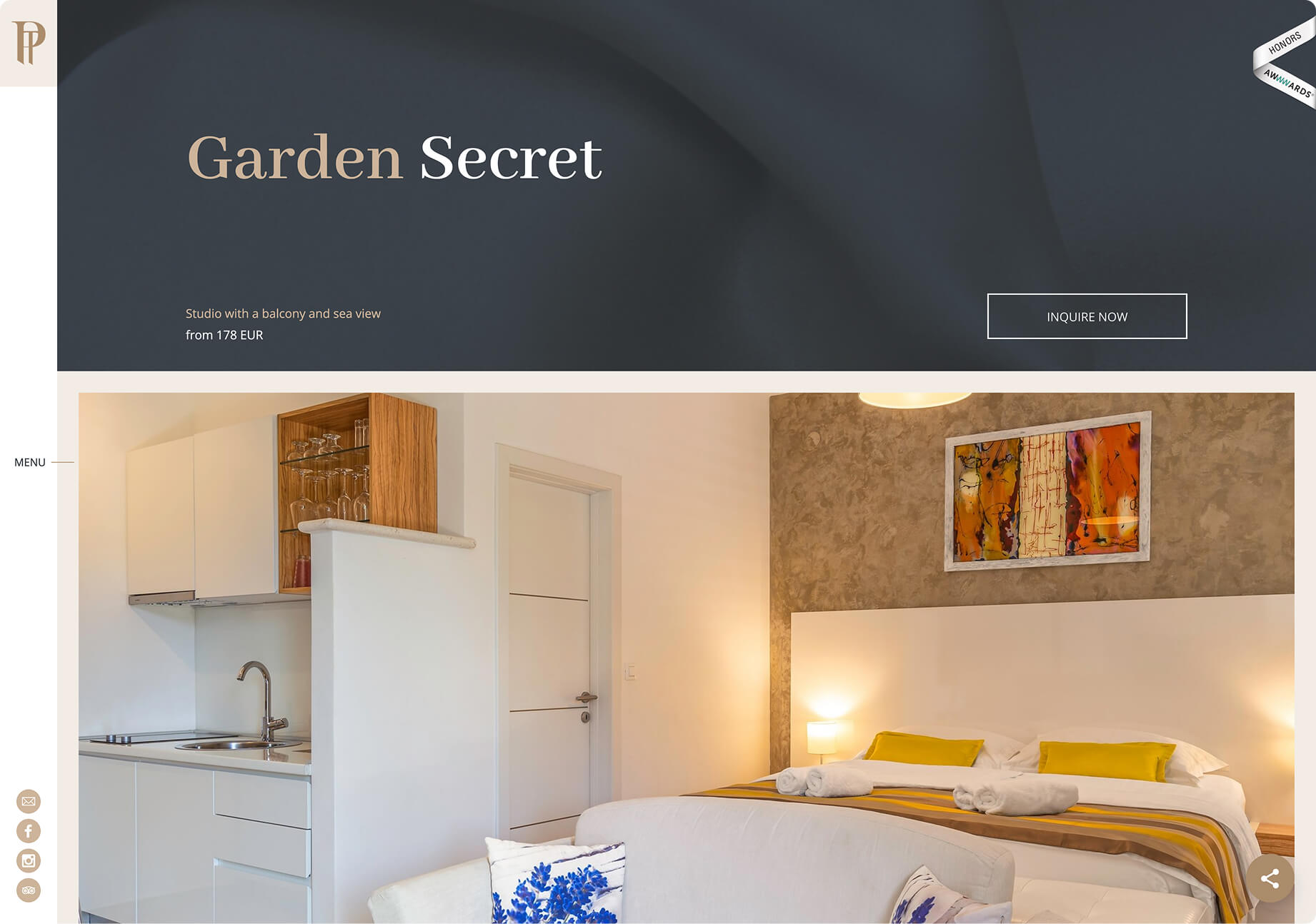 Pintree Mljet appartment details