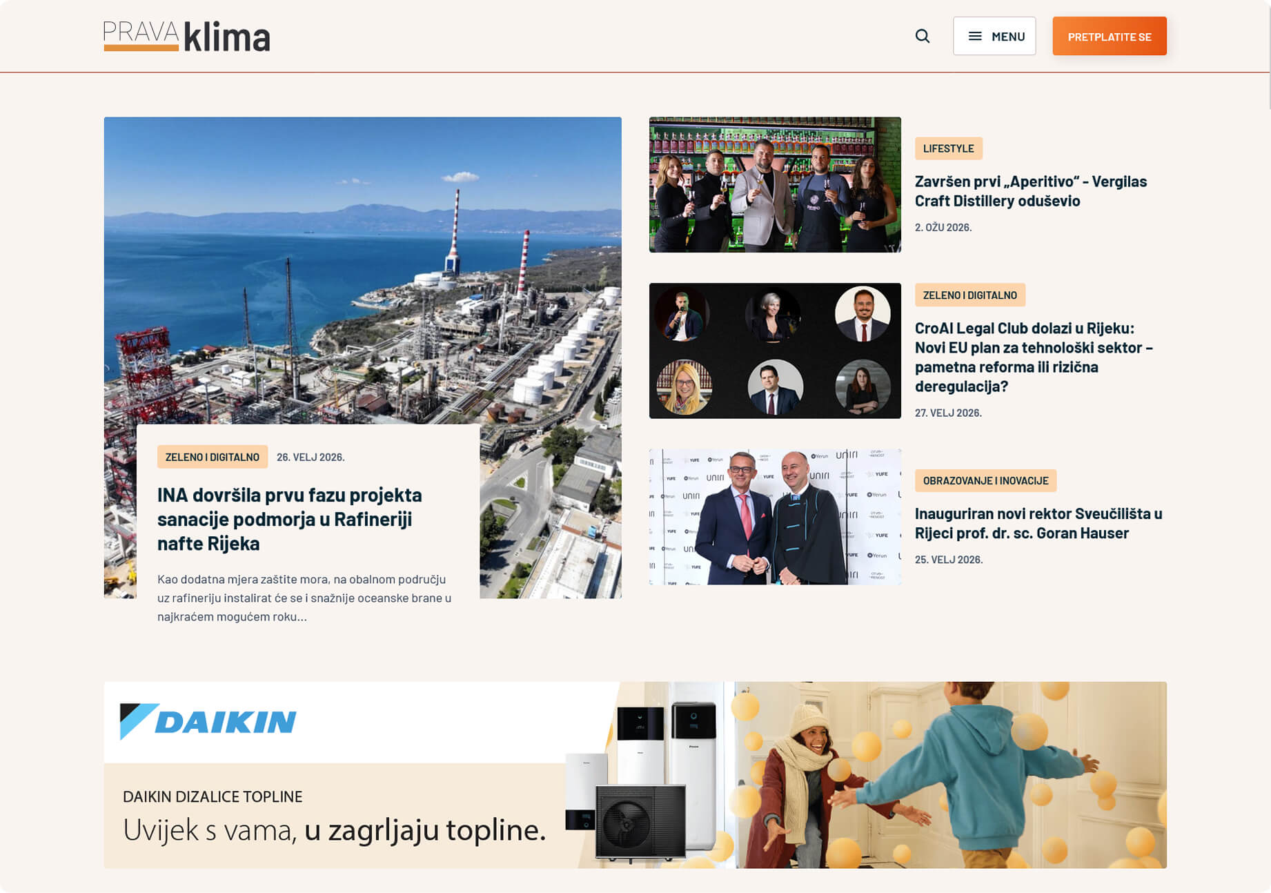 Prava klima homepage