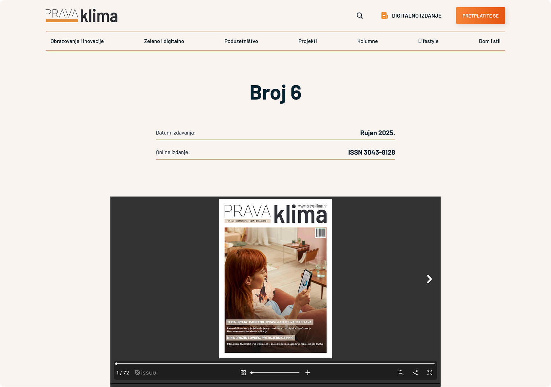 Prava klima magazine details