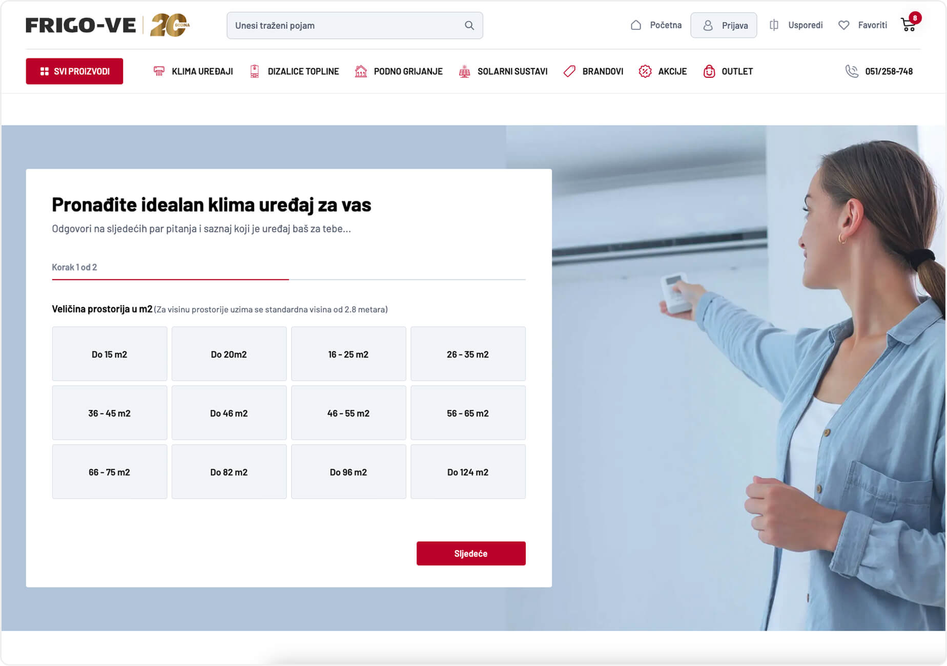 Frigo-ve product finder
