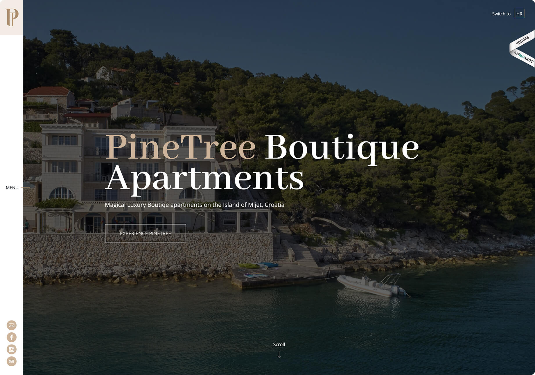 Pintree Mljet homepage