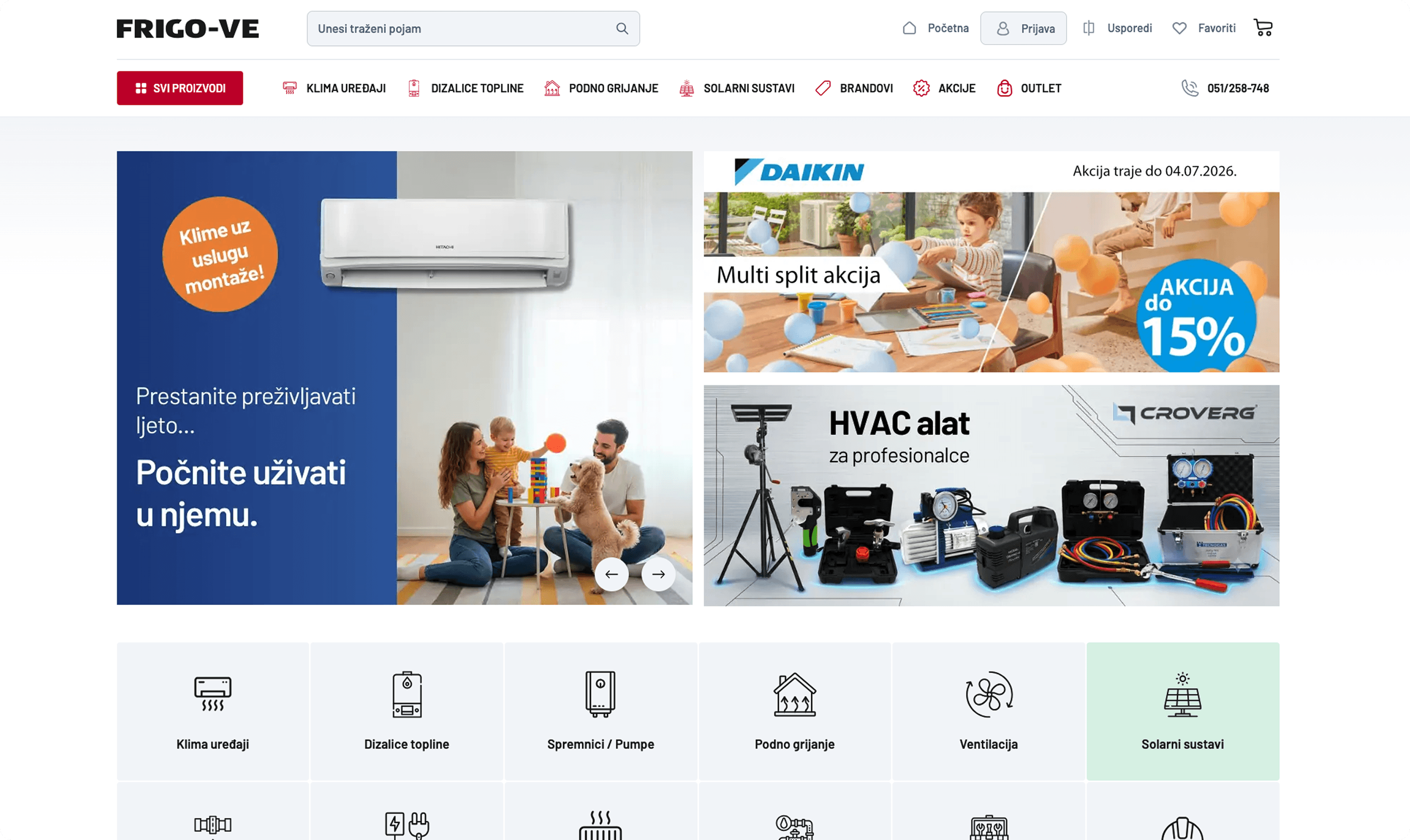 Frigo-ve homepage
